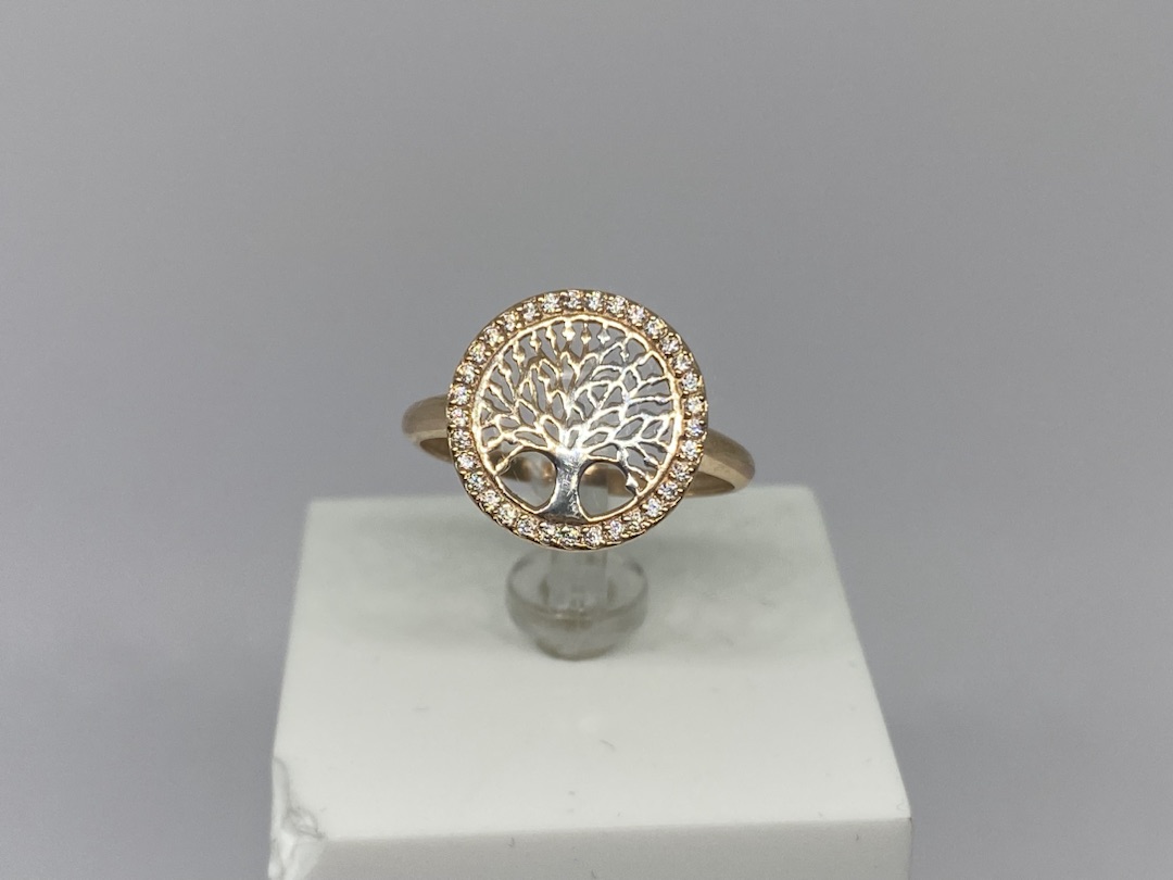 КОЛКМИ585 КОЛЬЦО С КАМНЯМИ (Au 585)