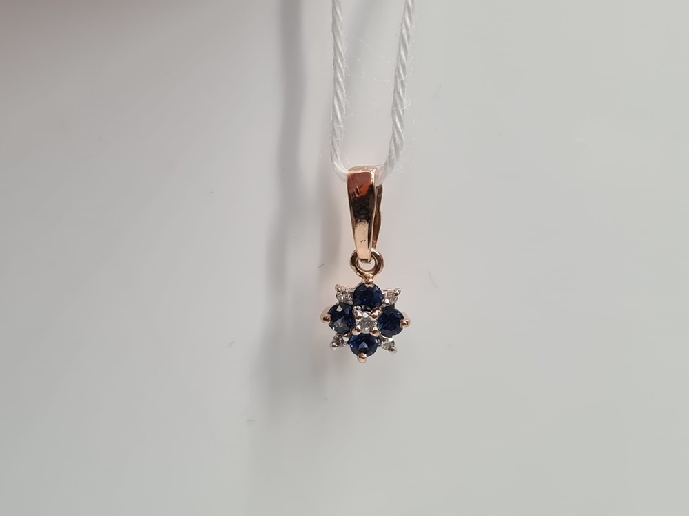 ПОДКМИ585 ПОДВЕСКА С КАМНЯМИ (Au 585)