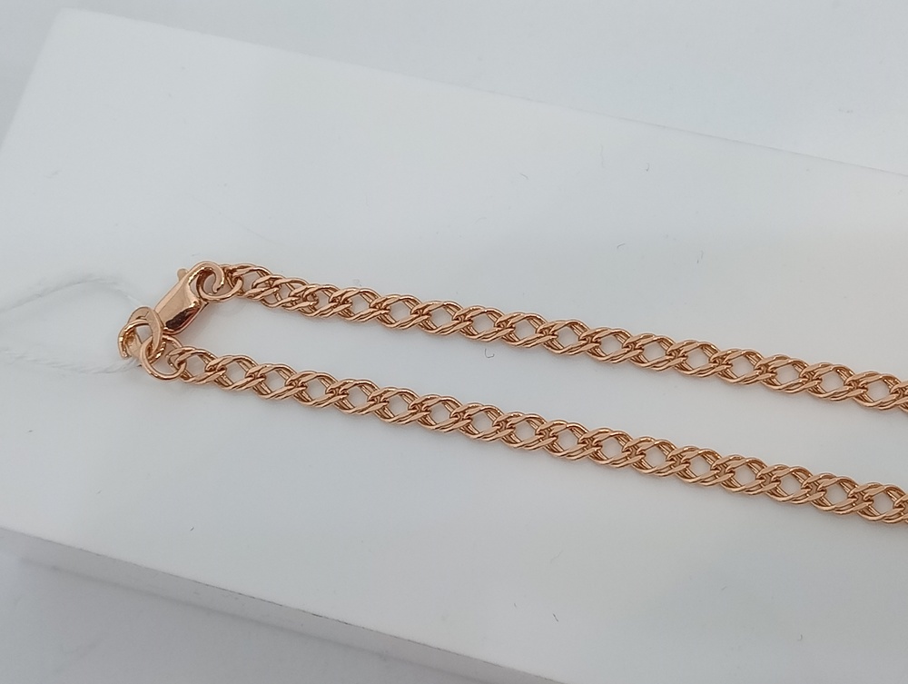 ЦЕПЬ ПОЛНОВЕСНАЯ Ромб двойной (Au 585)