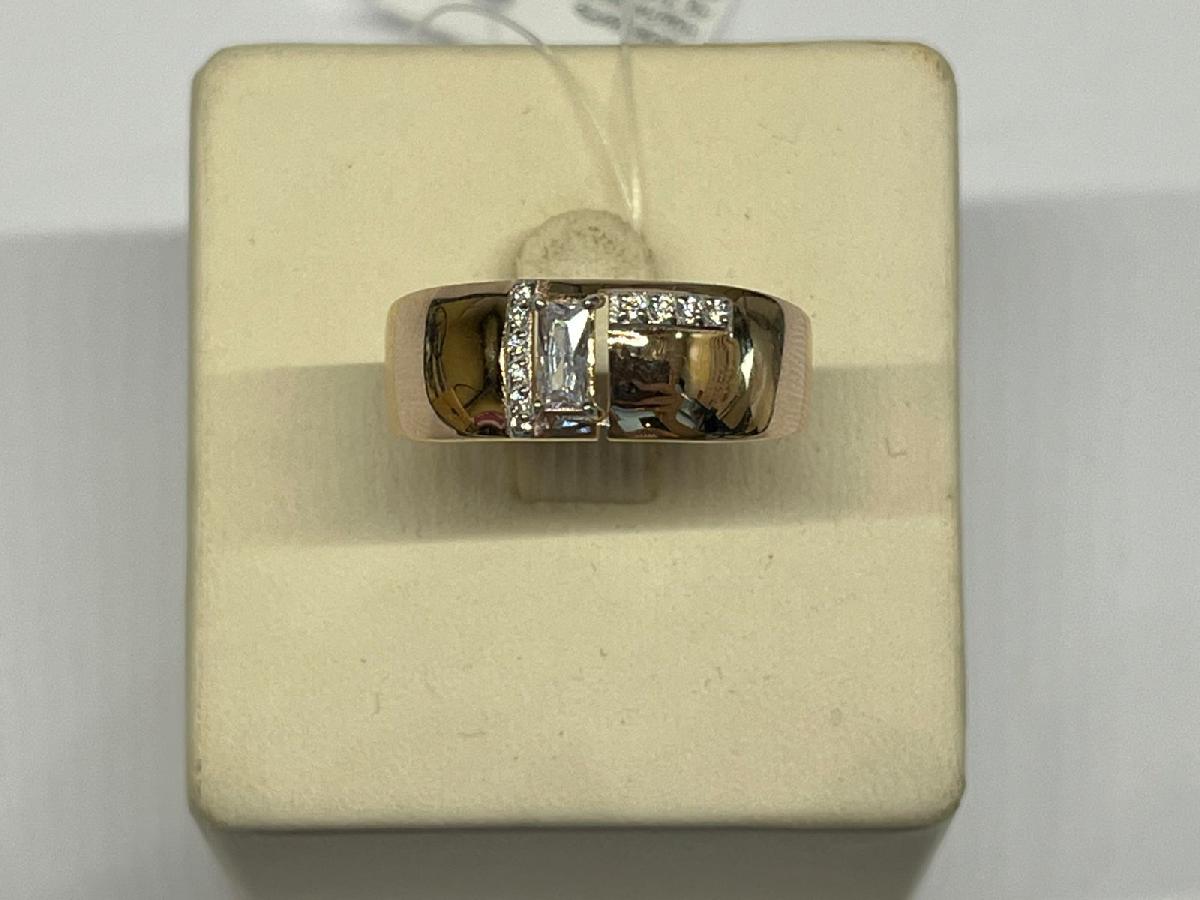 КОЛЬЦО С КАМНЯМИ (Au 585)