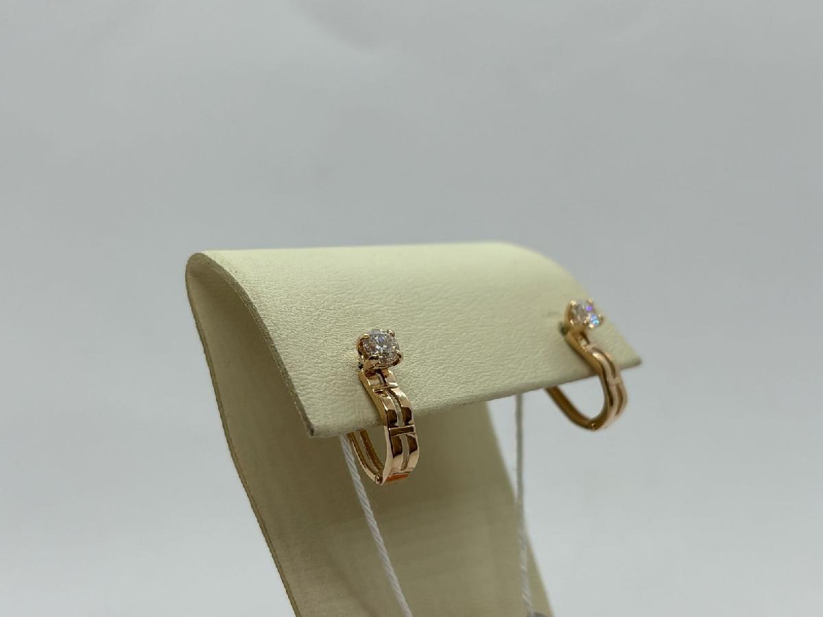 СЕРЬГИ БРИЛЛИАНТ (Au 585)