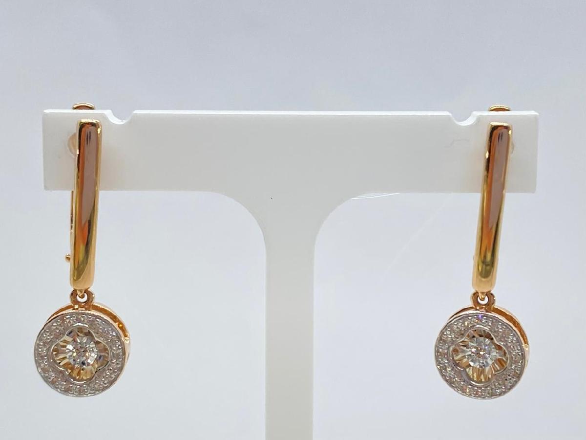 02-11-5923-31-00-1 СЕРЬГИ БРИЛЛИАНТ (Au 585)