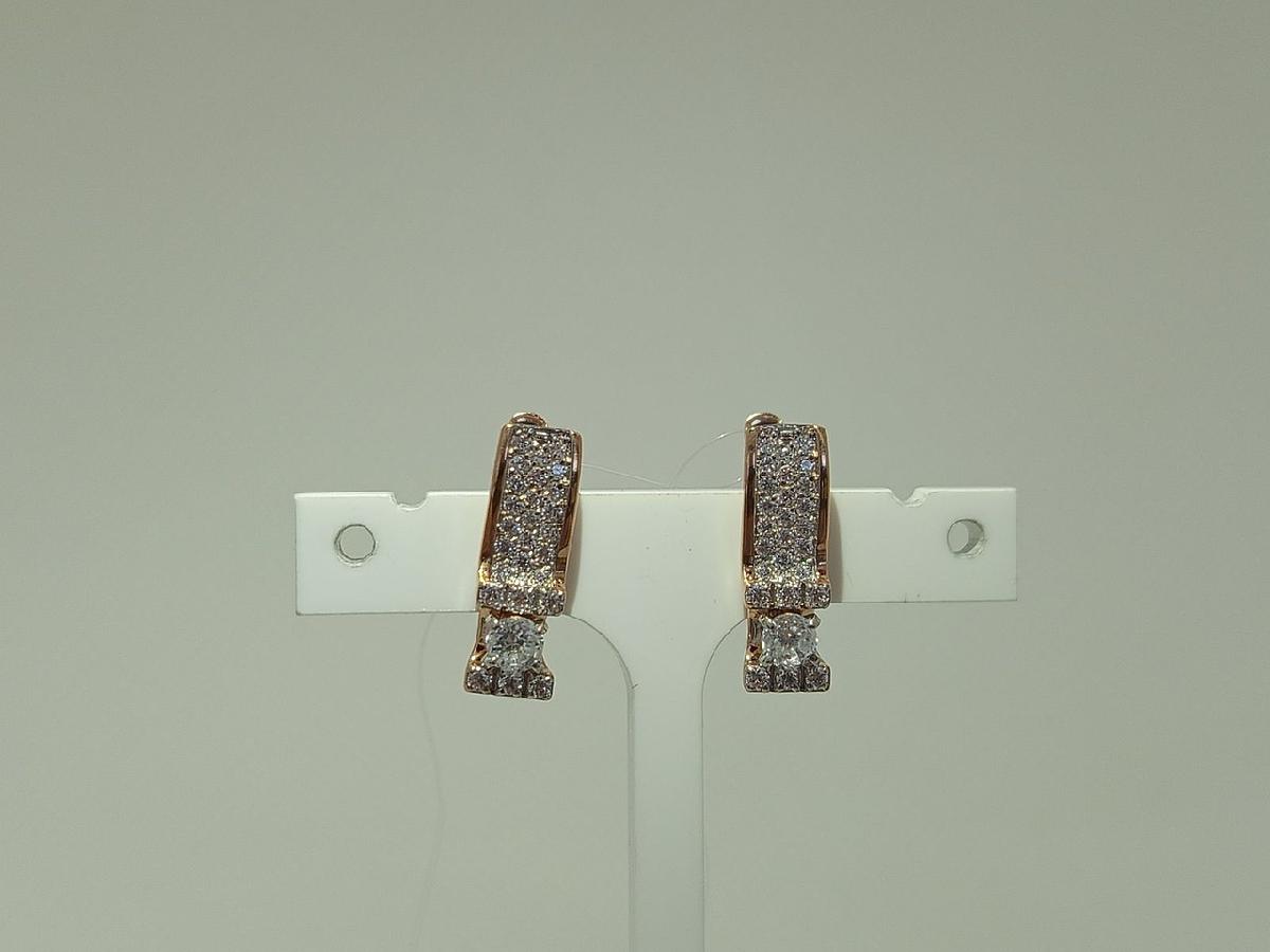 СЕРЬГИ С КАМНЯМИ (Au 585)