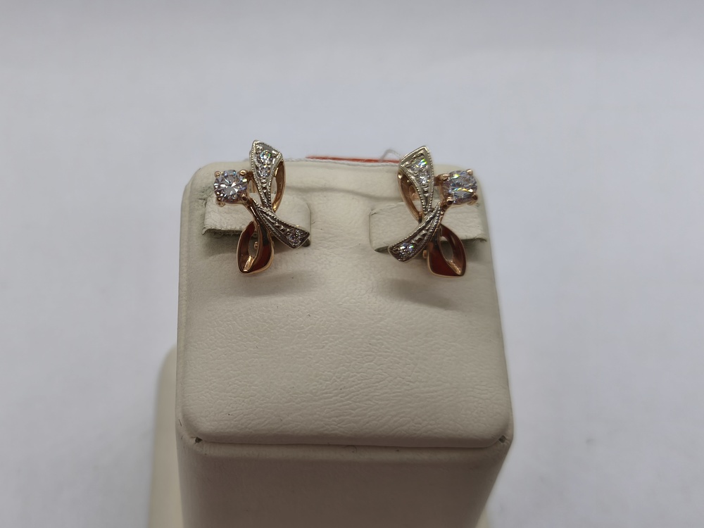 СЕРЬГИ С КАМНЯМИ (Au 585)