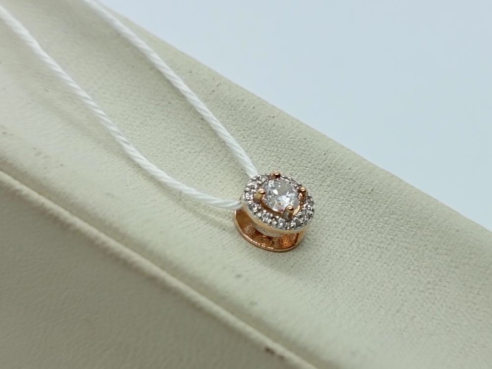 ПОДКМИ585 ПОДВЕСКА С КАМНЯМИ (Au 585)