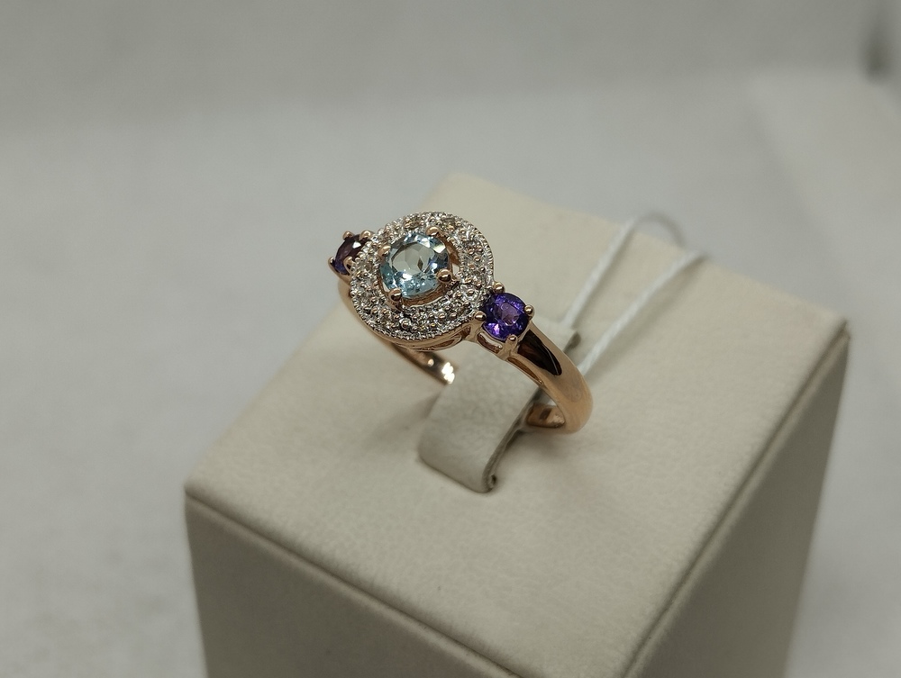 КОЛЬЦО БРИЛЛИАНТ Au 585