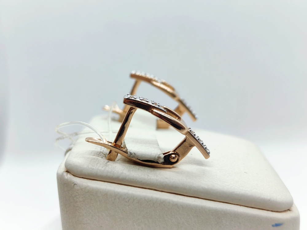 СЕРЬГИ С КАМНЯМИ (Au 585)