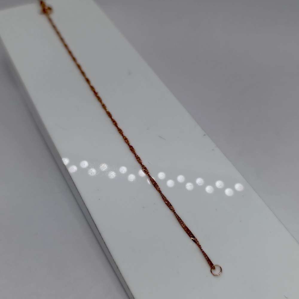 БРАСЛЕТ ПОЛНОВЕСНЫЙ Сингапур Au 585