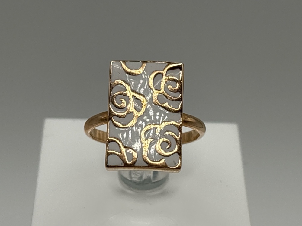 КОЛКМИ585 КОЛЬЦО С КАМНЯМИ (Au 585)