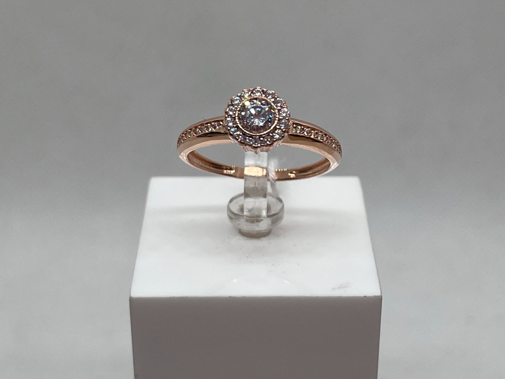 КОЛКМИ585 КОЛЬЦО С КАМНЯМИ (Au 585)