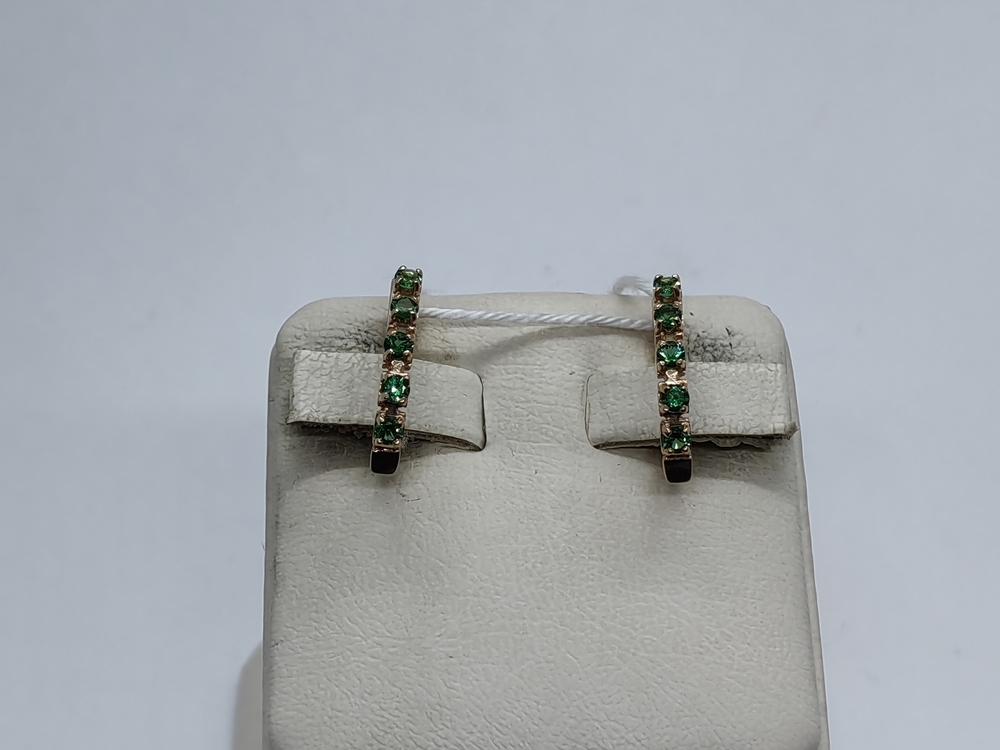 СЕРЬГИ С КАМНЯМИ (Au 585)