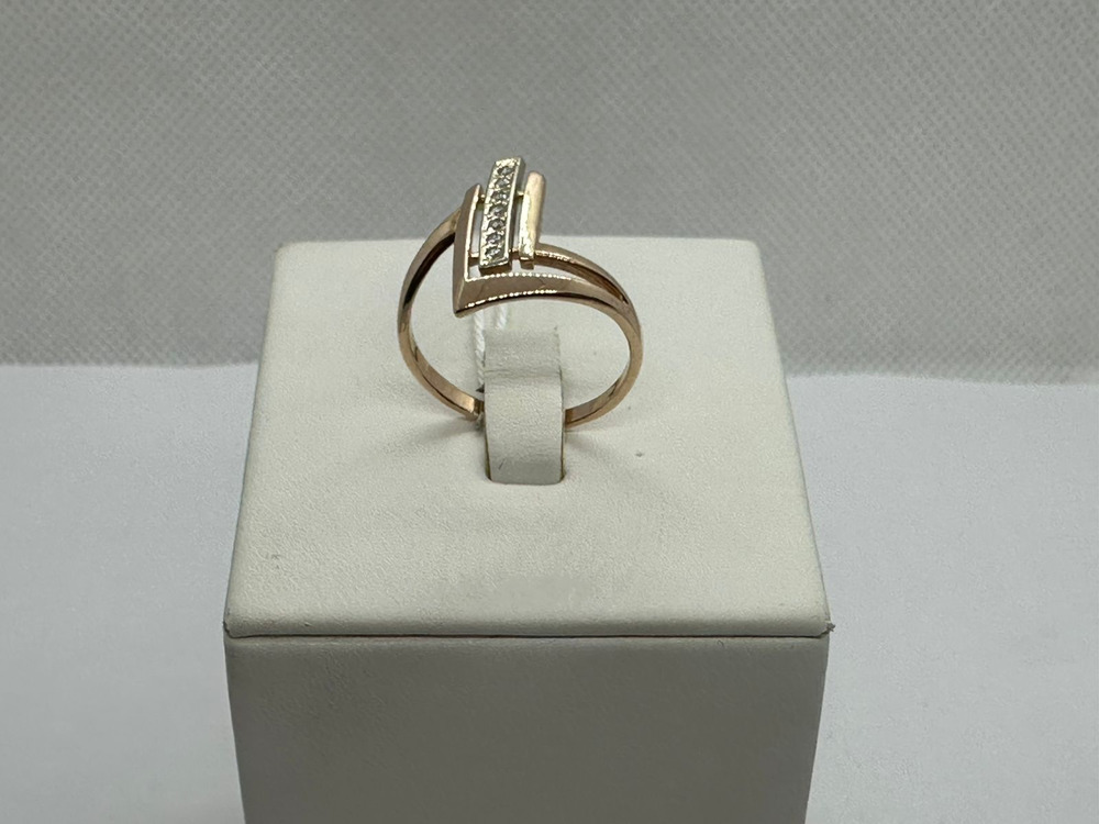 КОЛКМИ585 КОЛЬЦО С КАМНЯМИ (Au 585)