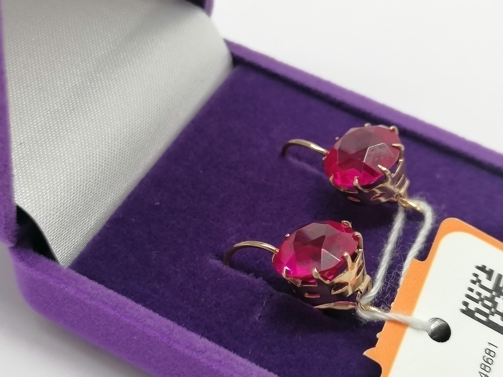 СПТ583 СЕРЬГИ С ПЕТЕЛЬКОЙ (Au 583)