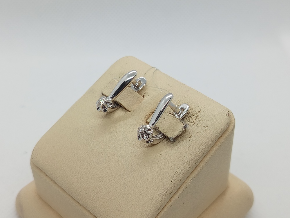 СЕРЬГИ БРИЛЛИАНТ (Ag 925)