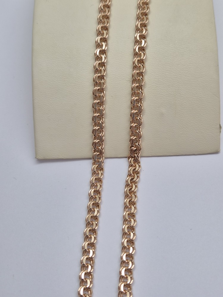 ЦПБС585 ЦЕПЬ ПУСТОТЕЛАЯ Бисмарк (Au 585)