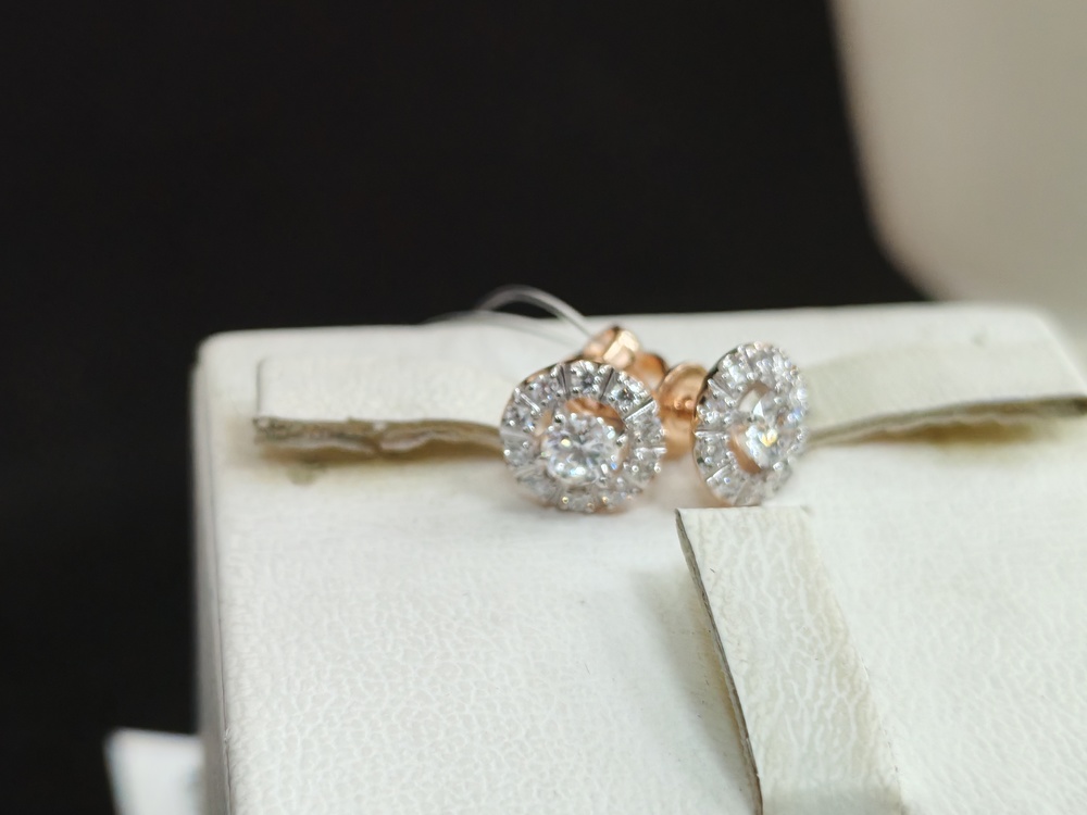 СЕРЬГИ БРИЛЛИАНТ (Au 585)