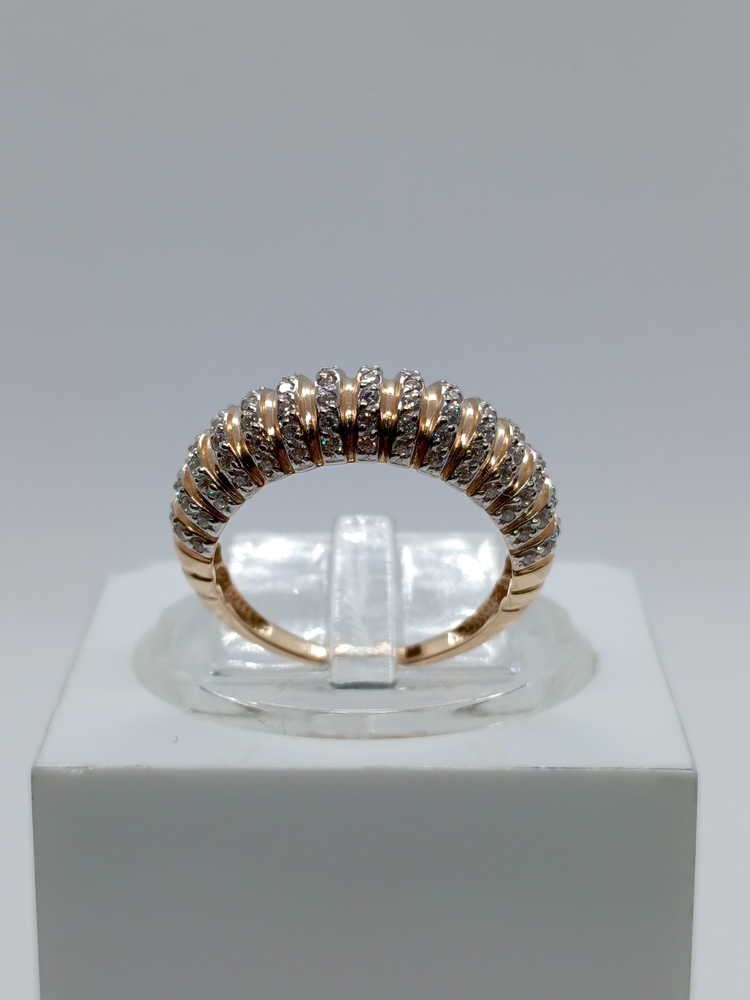 КОЛКМИ585 КОЛЬЦО С КАМНЯМИ (Au 585)