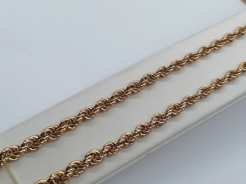 ЦЕПЬ ПОЛНОВЕСНАЯ Веревка (Au 585)