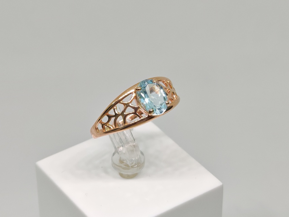 КОЛКМ585 КОЛЬЦО С КАМНЕМ (Au 585)