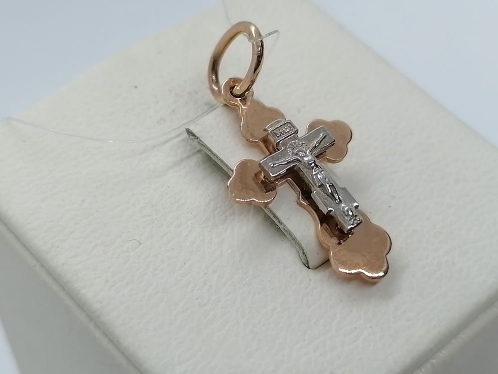 ПОДВЕСКА КРЕСТ (Au 585)