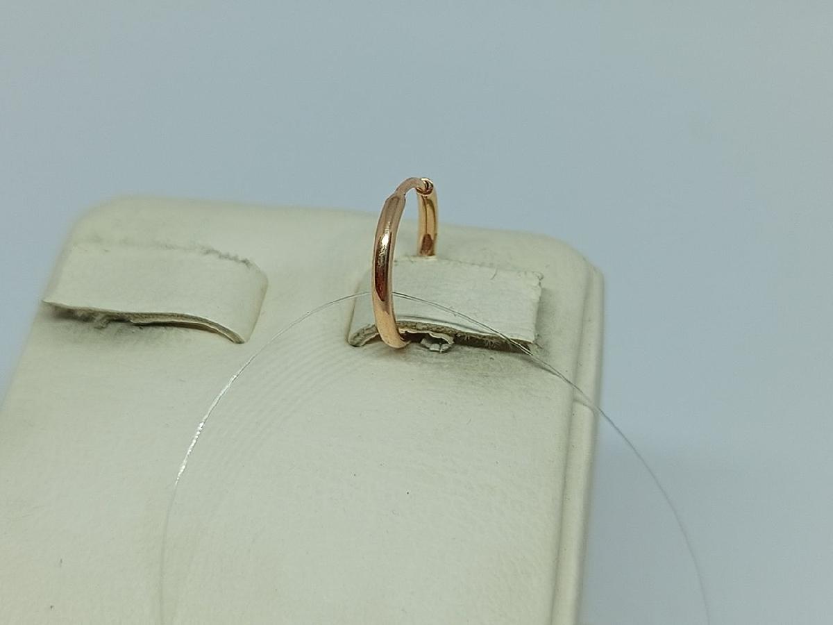 СЕРЬГИ серьга без камня (Au 585)