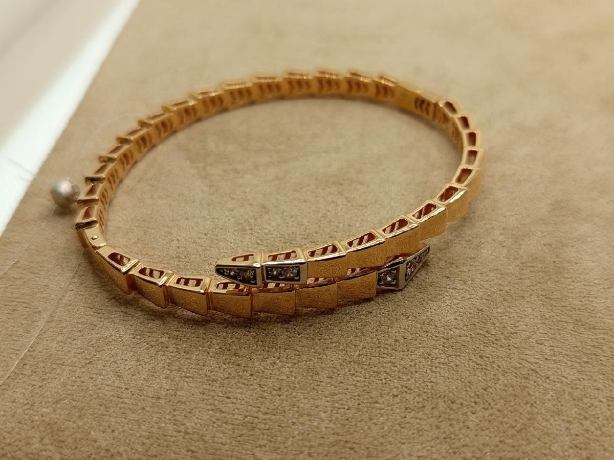 БРАСЛЕТ ЖЕСТКИЙ с камнями (Au 585)