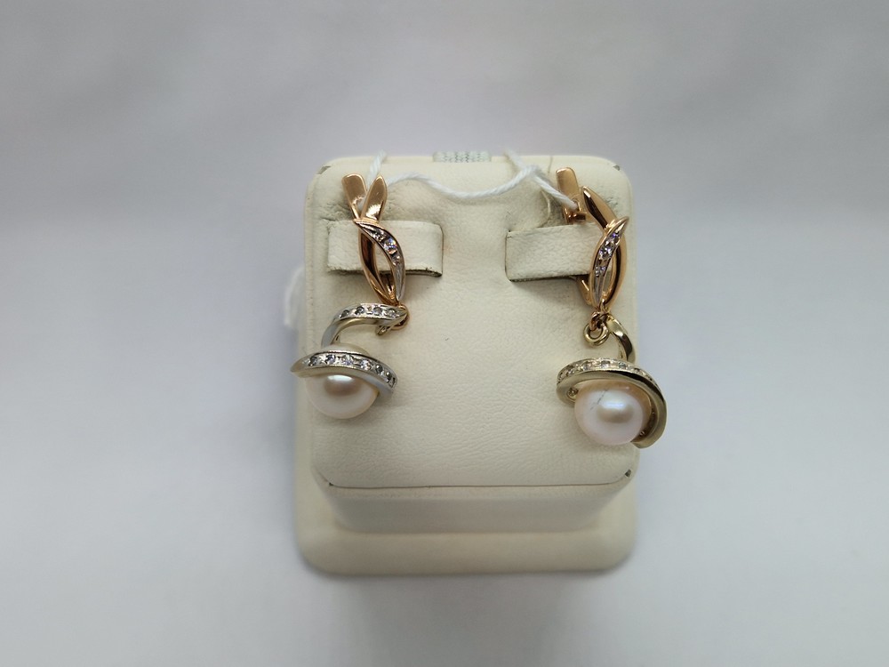 СЕРЬГИ С КАМНЯМИ (Au 585)