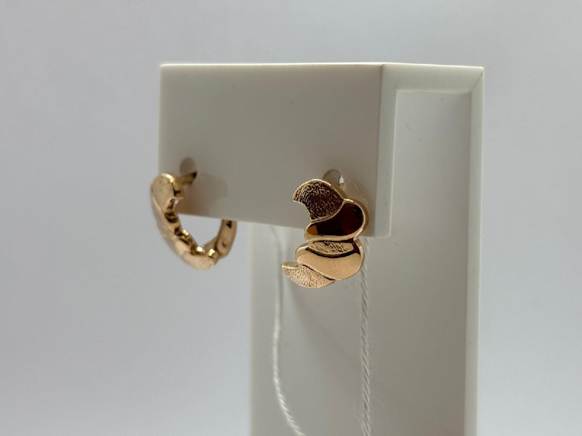 СБКМ585 СЕРЬГИ БЕЗ КАМНЯ (Au 585) СБКМ585 СЕРЬГИ БЕЗ КАМНЯ (Au 585)