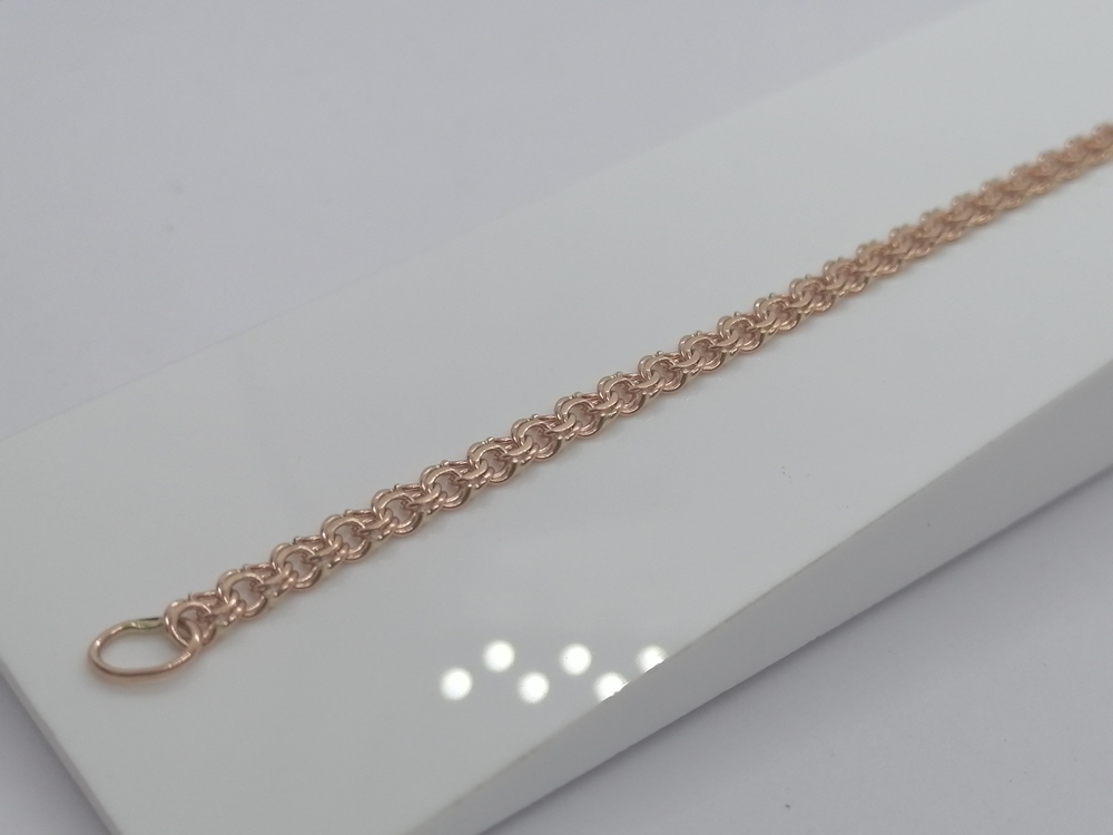 1600081 БРАСЛЕТ ПОЛНОВЕСНЫЙ Бисмарк (Au 585)