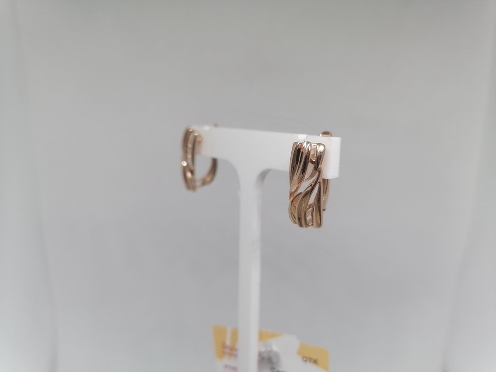 СЕРЬГИ БЕЗ КАМНЯ (Au 585)