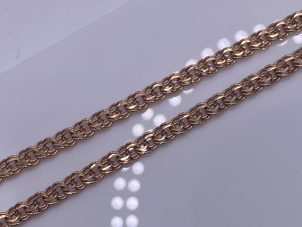 ЦПБС585 ЦЕПЬ ПУСТОТЕЛАЯ Бисмарк (Au 585)