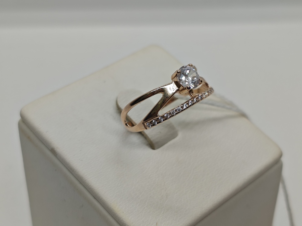 КОЛКМИ585 КОЛЬЦО С КАМНЯМИ (Au 585)