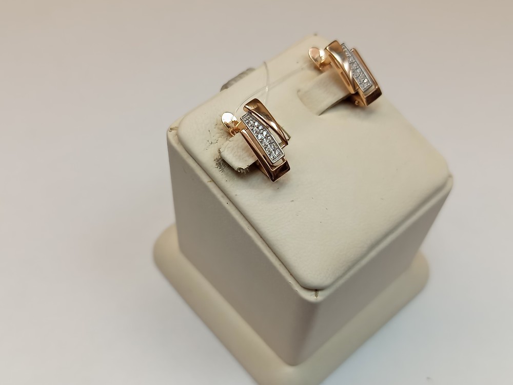 СЕРЬГИ С КАМНЯМИ (Au 585)