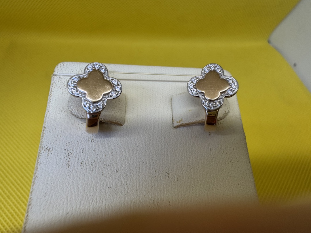 СЕРЬГИ С КАМНЯМИ (Au 585)