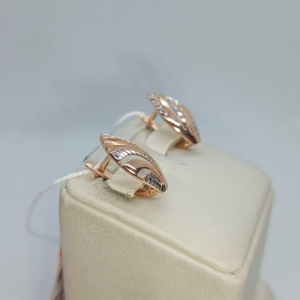 СЕРЬГИ БЕЗ КАМНЯ (Au 585)