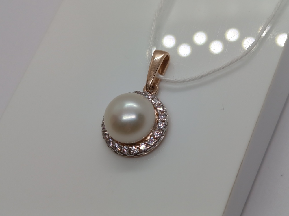 ПОДКМИ585 ПОДВЕСКА С КАМНЯМИ (Au 585)