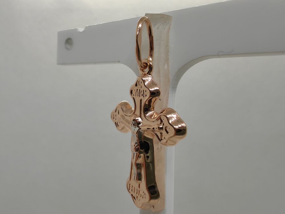 ПОДКБК585 ПОДВЕСКА КРЕСТ БЕЗ КАМНЯ (Au 585) ПОДКБК585 ПОДВЕСКА КРЕСТ БЕЗ КАМНЯ (Au 585)