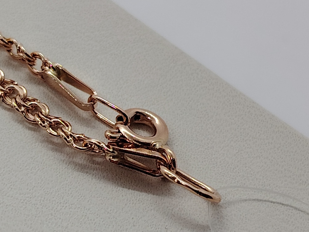 ЦЕПЬ ПУСТОТЕЛАЯ Бисмарк (Au 585)