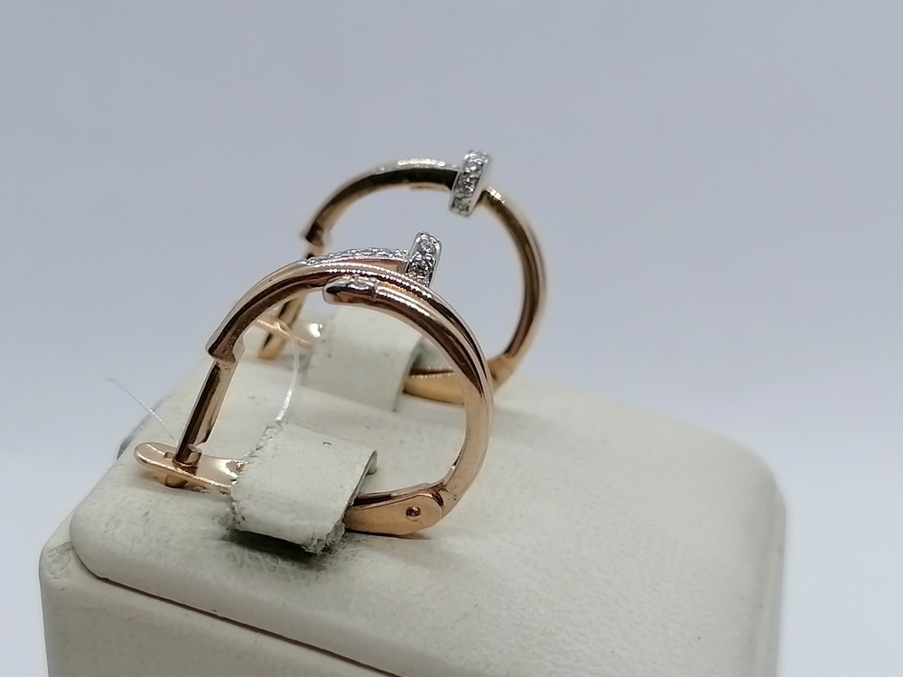 СЕРЬГИ С КАМНЯМИ (Au 585)