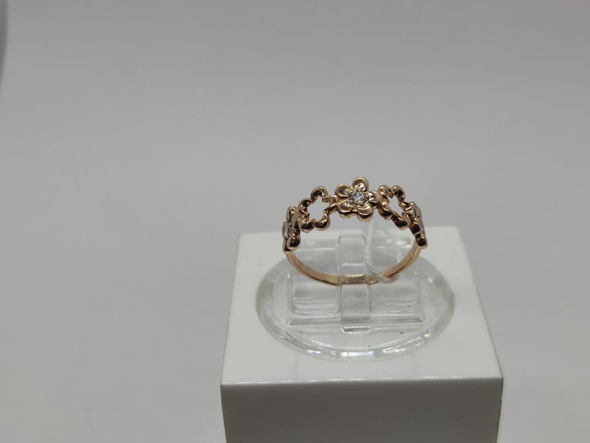 КОЛКМИ585 КОЛЬЦО С КАМНЯМИ (Au 585)