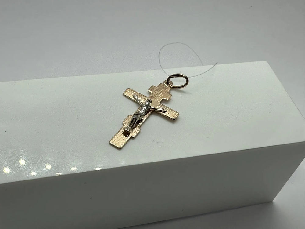 ПОДВЕСКА КРЕСТ (Au 585)