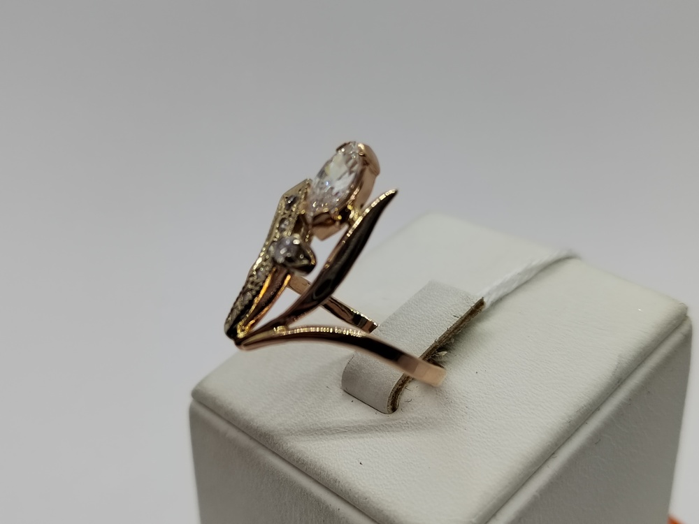 КОЛКМИ585 КОЛЬЦО С КАМНЯМИ (Au 585)