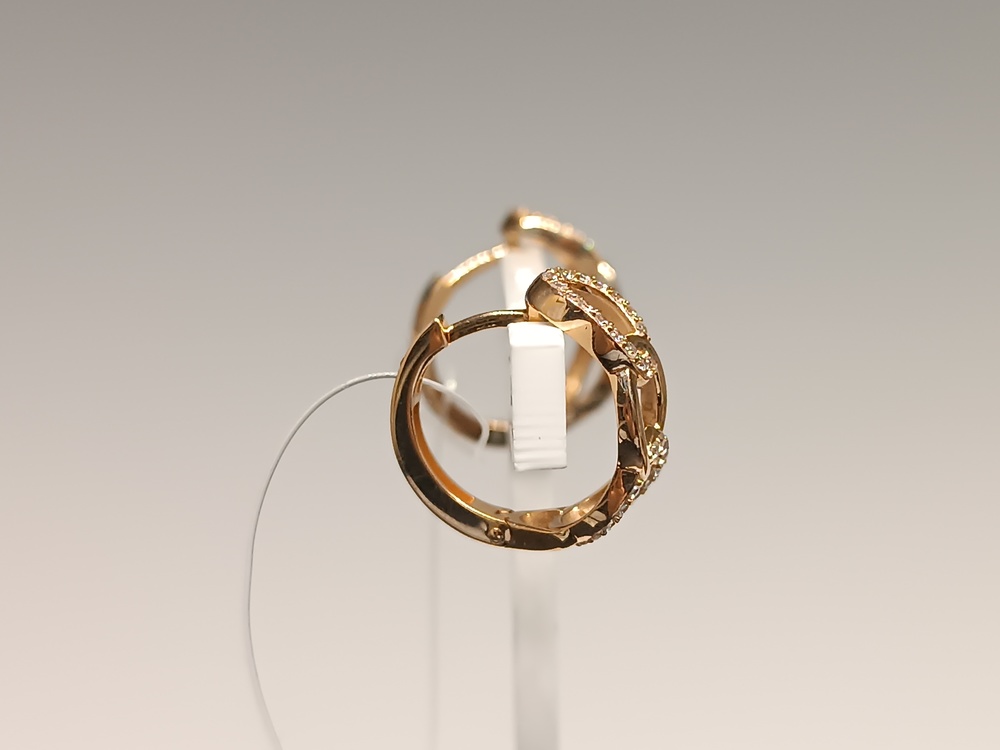 СЕРЬГИ С КАМНЯМИ (Au 585)