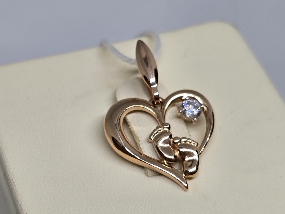 ПОДКМ585 ПОДВЕСКА С КАМНЕМ (Au 585)