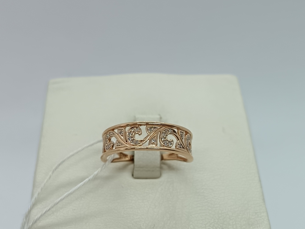 КОЛКМИ585 КОЛЬЦО С КАМНЯМИ (Au 585)