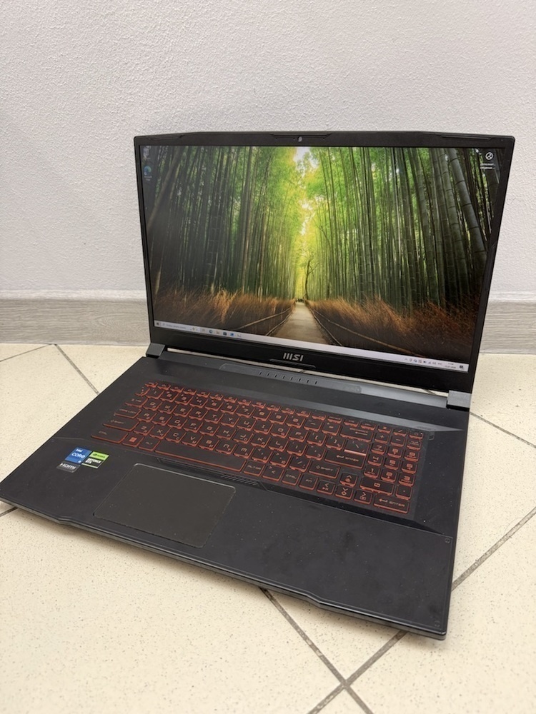 Ноутбук MSI GF7611UC-895XRU; Core i5-11260H, GeForce RTX 3050, 16 Гб, 500 Гб, Нет