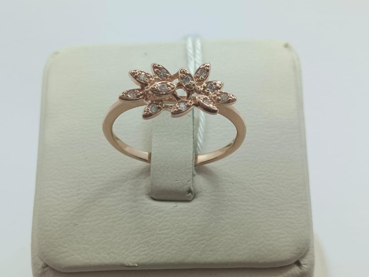 КОЛКМИ585 КОЛЬЦО С КАМНЯМИ (Au 585)