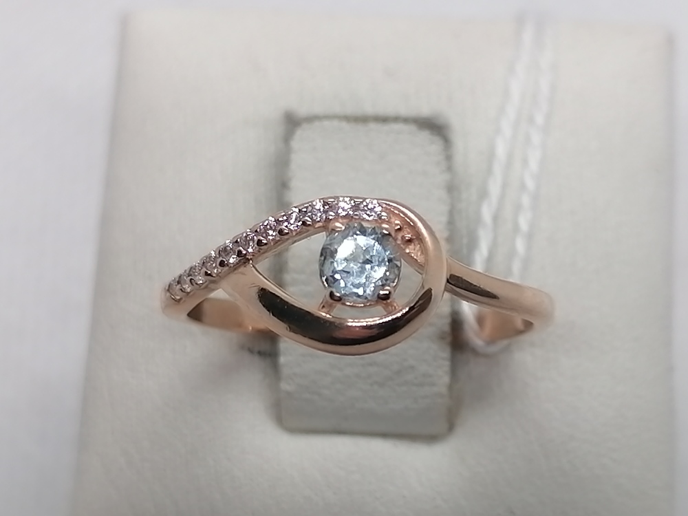 КОЛКМИ585 КОЛЬЦО С КАМНЯМИ (Au 585)