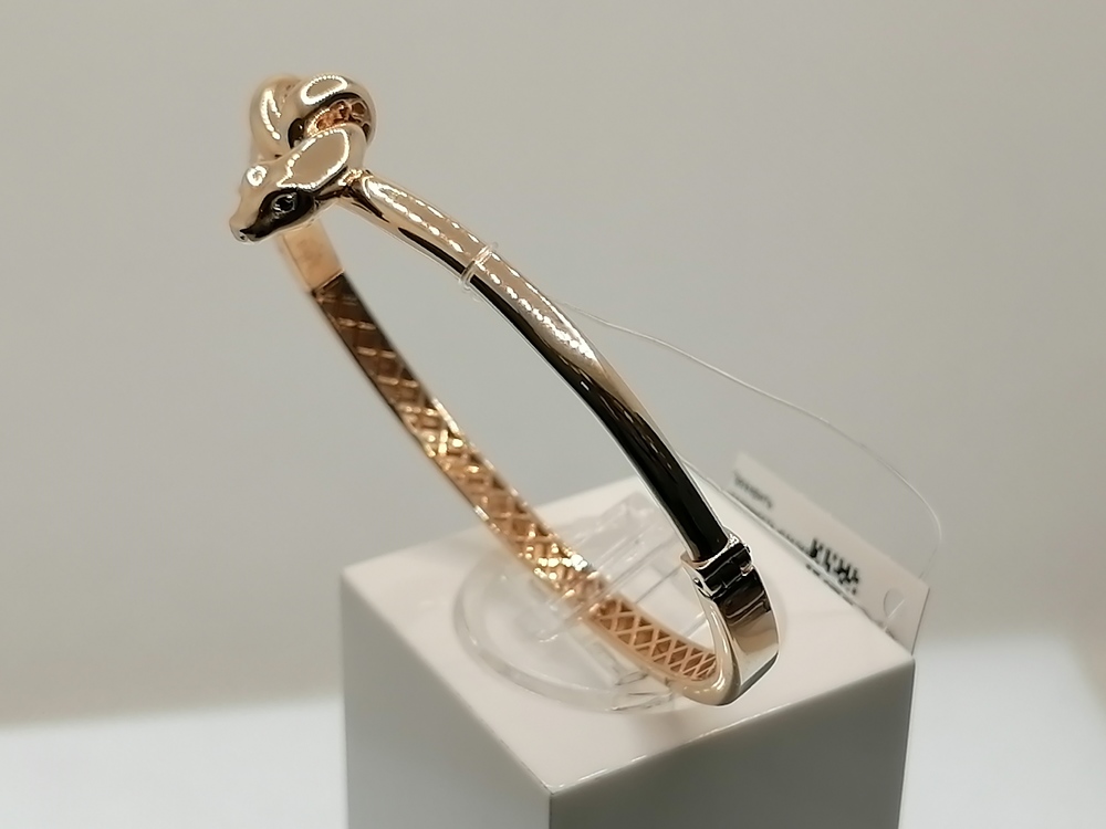 БРАСЛЕТ ЖЕСТКИЙ с камнями (Au 585)