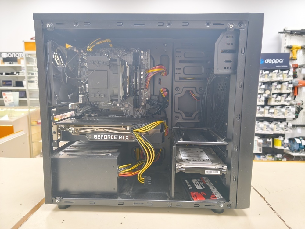 Системный блок Deepcool; Ryzen 5 3600, GeForce RTX 2060 Super, 16 Гб, 120 Гб, 1 Tb